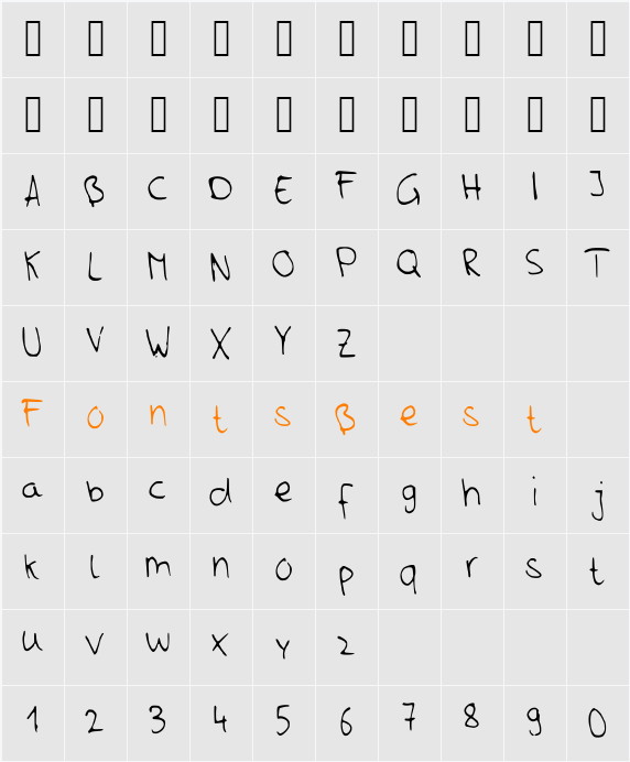 Nils Character Map