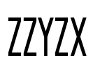 Zzyzx Font Image