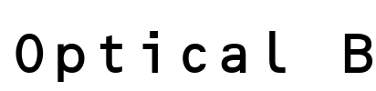 Optical B Font Image