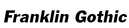 Franklin Gothic Font Image