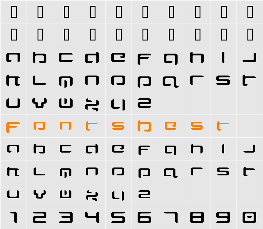 Majispirit Character Map
