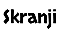 Skranji Font Image