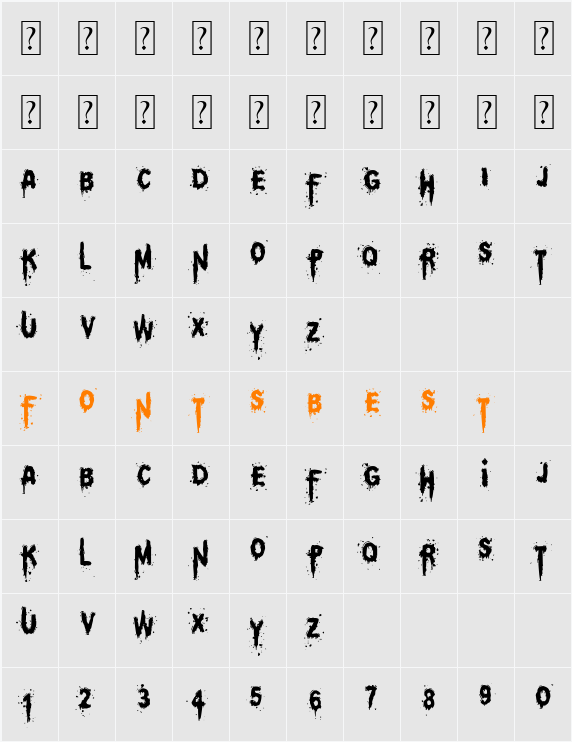 MB Think Twice Character Map