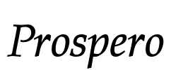 Prospero Font Image