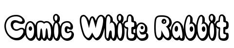 Comic White Rabbit