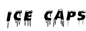 Ice Caps Font Image