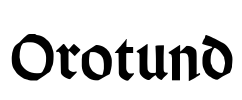 Orotund Font Image