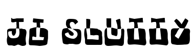 JI-Slutty Font Image