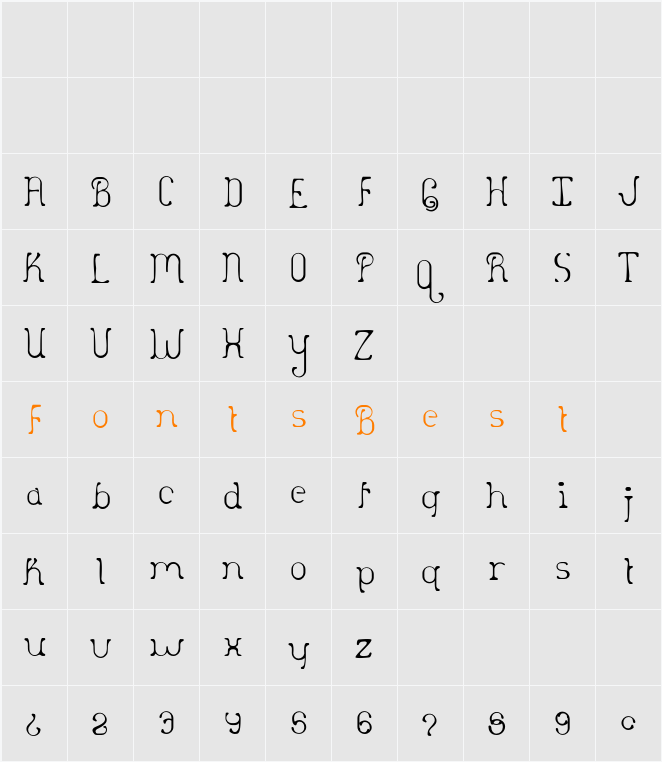 Desultory A Character Map