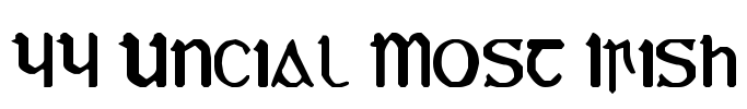 YY Uncial Most Irish