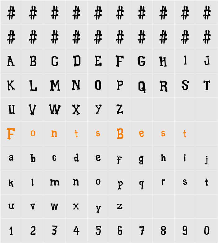 Xilo Galdino Character Map