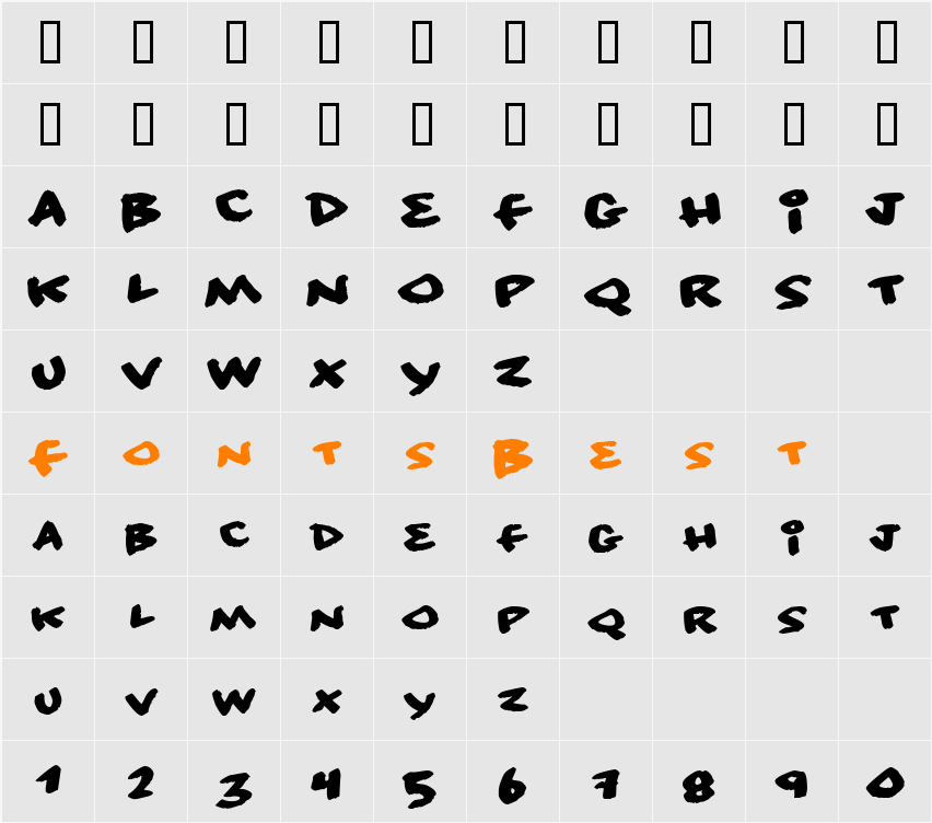 No consequence Character Map