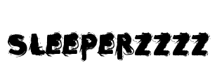 sleeperzzzz Font Image