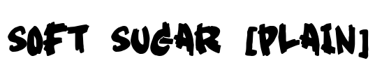 Soft Sugar [plain] Font Image
