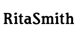 RitaSmith Font Image