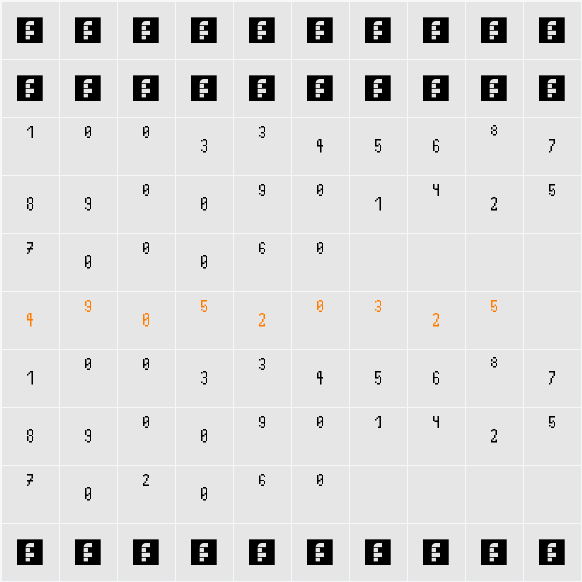 Fractionss AZERTY Character Map