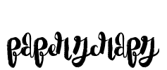 PaperScraps Font Image