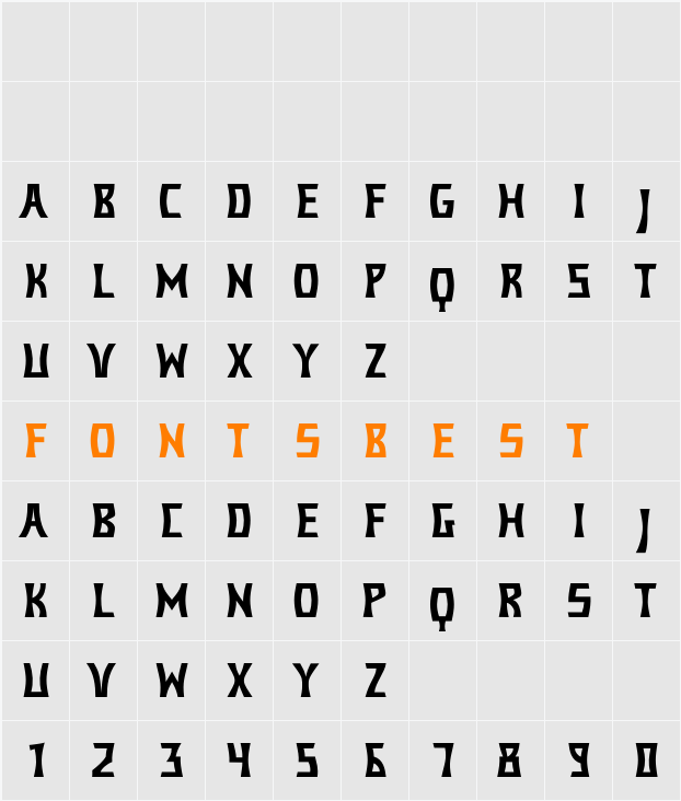 Despot Character Map