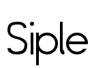 Siple Font Image