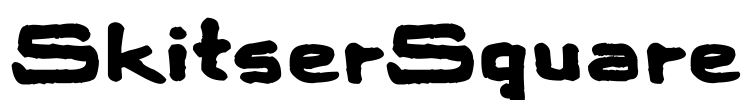 SkitserSquare Font Image