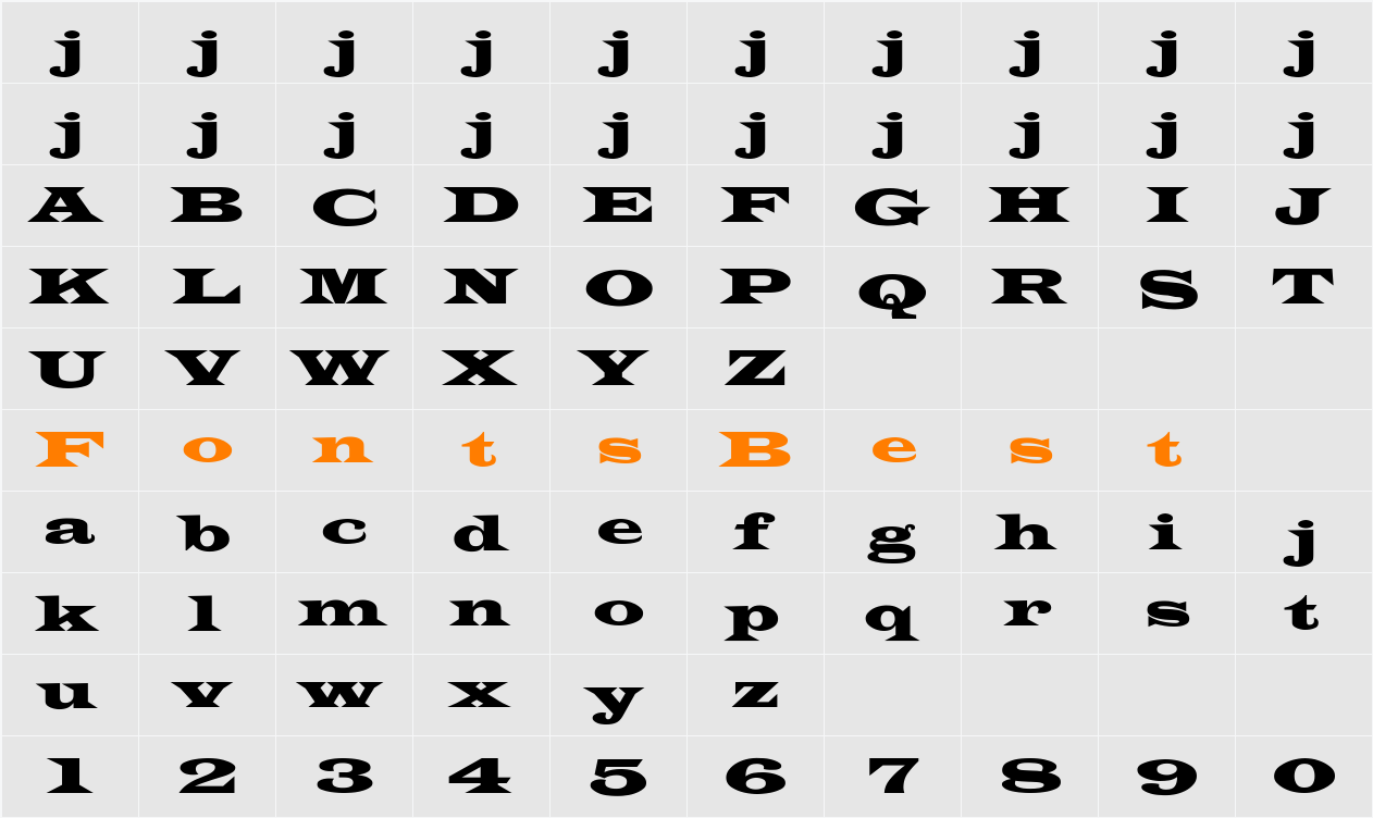 James-Wide Character Map