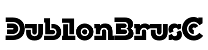 DublonBrusC Font Image