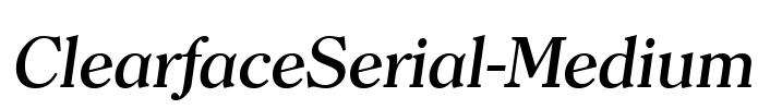 ClearfaceSerial-Medium
