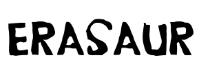 Erasaur Font Image