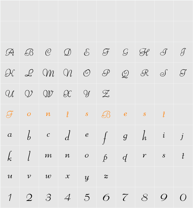 Reliant Limited Free Version Character Map