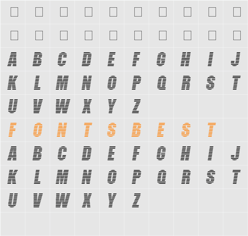 Former Airline Character Map