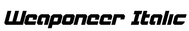 Weaponeer Italic
