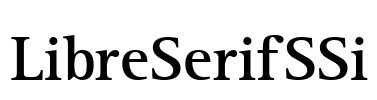 LibreSerifSSi Font Image