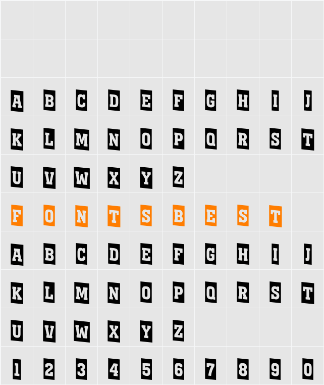 a_KenaCmDn Character Map