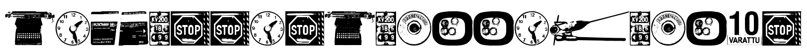 Tajunnan tuolla puolen Font Image