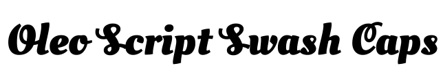 Oleo Script Swash Caps
