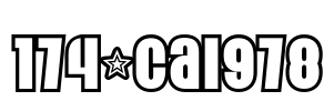 174-CAI978 Font Image