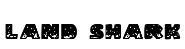 Land Shark Font Image