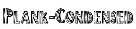 Plank-Condensed