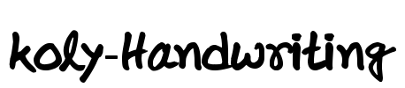 koly-Handwriting