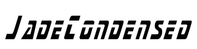 JadeCondensed Font Image
