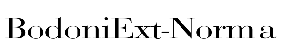 BodoniExt-Norma