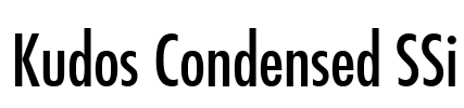 Kudos Condensed SSi Font Image
