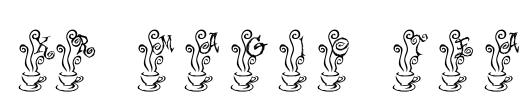 KR Magic Tea Font Image
