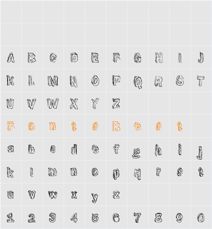 Suppenkasper Character Map