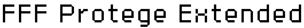 FFF Protege Extended Font Image