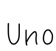 Uno Font Image