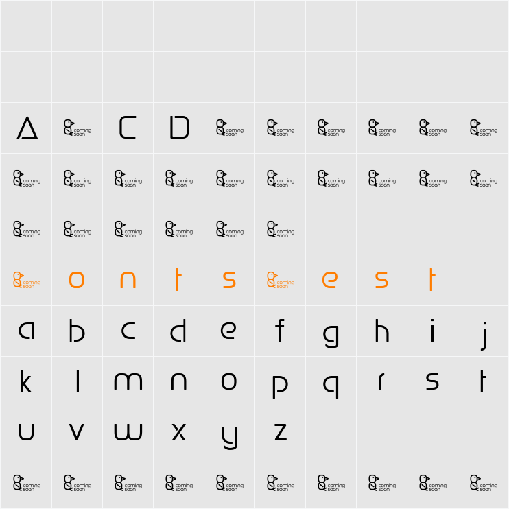 Penguin Sans Character Map