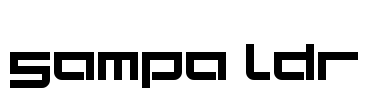 Sampa LDR Font Image