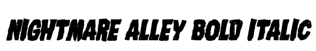 Nightmare Alley Bold Italic