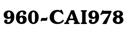 960-CAI978